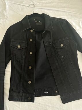 Black Saint Laurent Jean Jacket